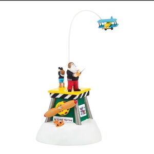 Village Department 56 North Pole Series Animated Flight Test with Box